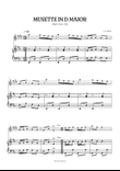Musette in D major (BWV Anh. 126) • J.S. Bach | Clarinet & Piano Sheet Music