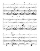 Serenade (Standchen) - F.Schubert - Clarinet and Bass Clarinet Duet w/ Piano Clarinet Duet scores gallery preview page 3