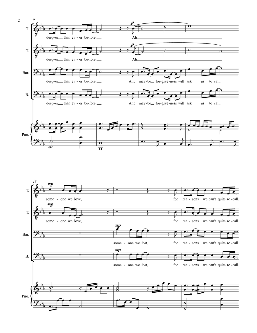 Maybe This Christmas TTBB - Digital Sheet Music page 4