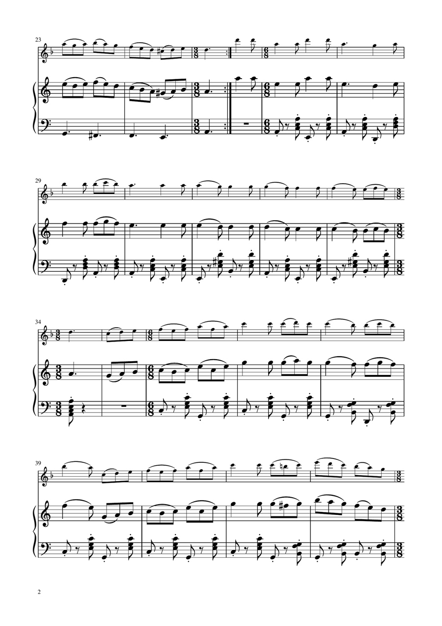 Tarantella Napoletana - Alto Flute Solo w/ Piano Flute Solo - Digital Sheet Music page 2