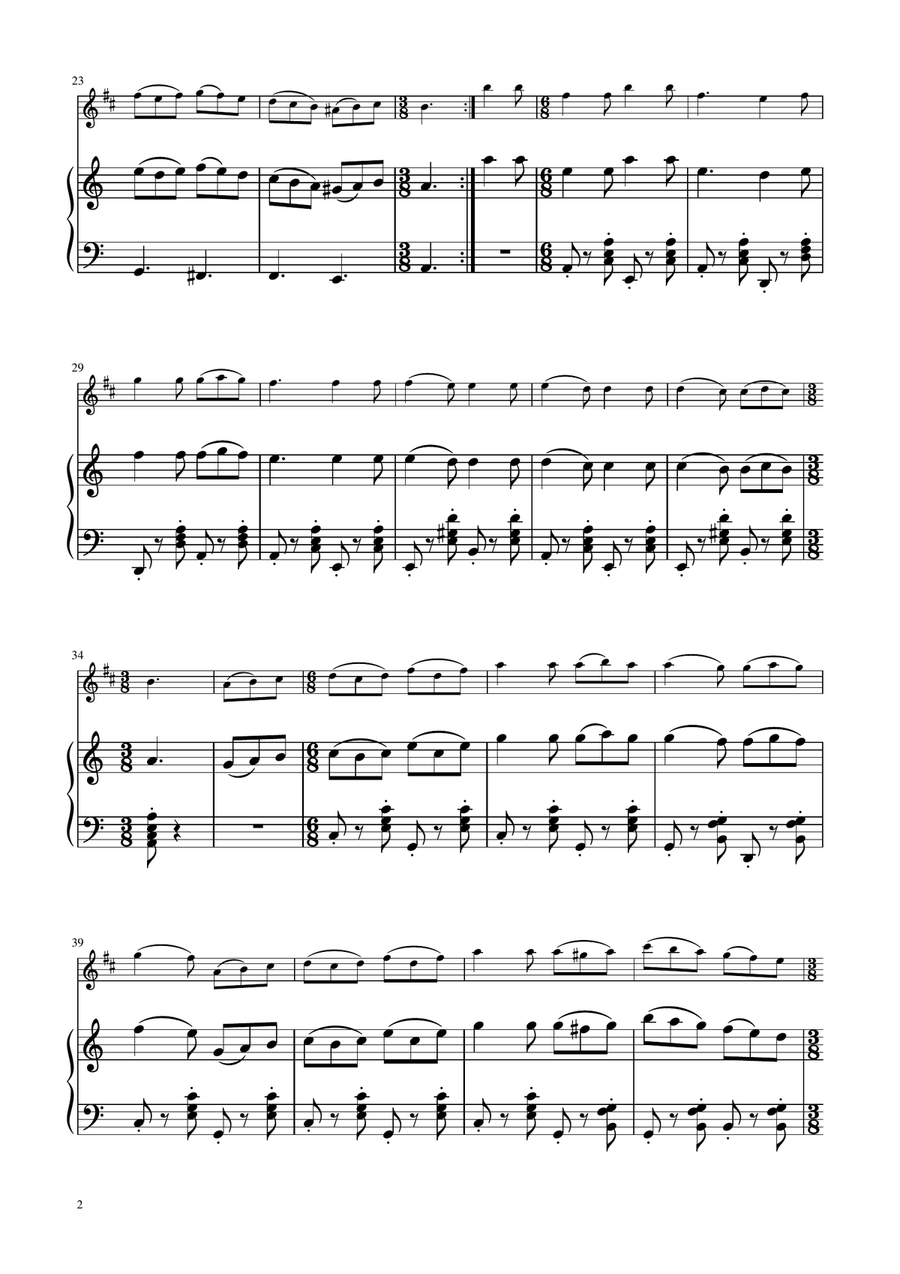 Tarantella Napoletana - Trumpet Solo w/ Piano B-Flat Trumpet - Digital Sheet Music page 2