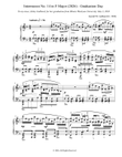 Intermezzo No. 14 in F Major (2026) - Graduation Day