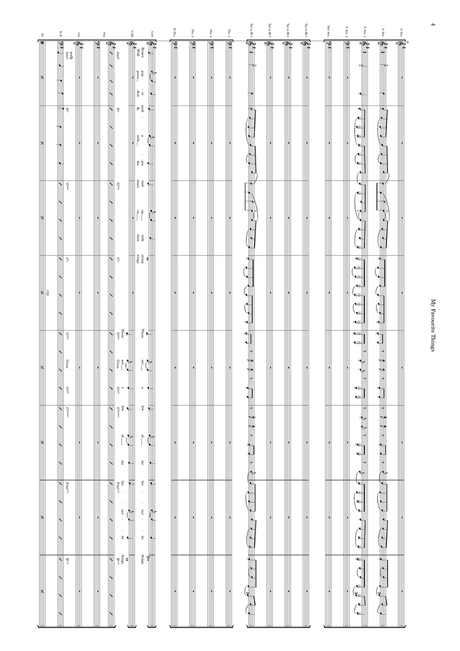 My Favorite Things by John Coltrane Jazz Ensemble - Digital Sheet Music page 4
