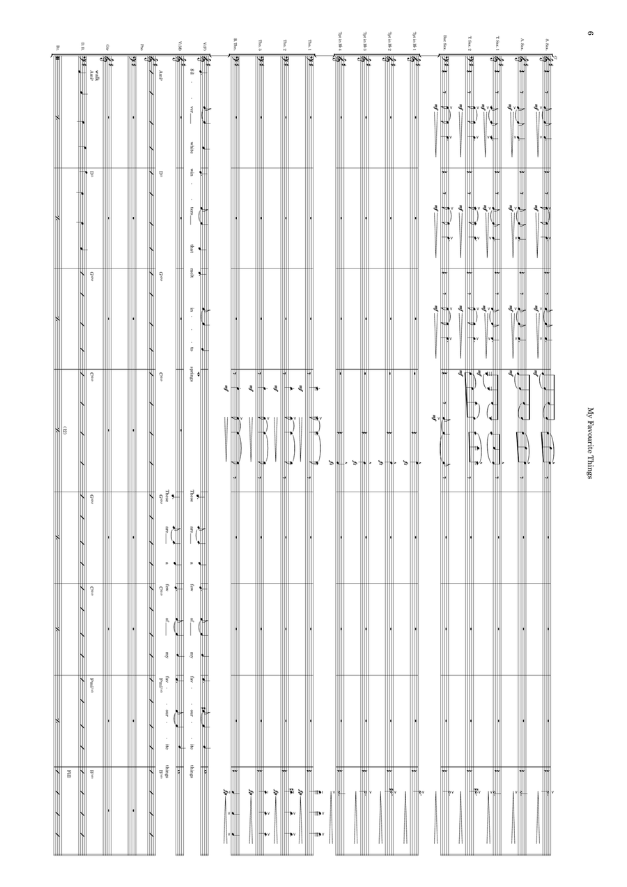 My Favorite Things by John Coltrane Jazz Ensemble - Digital Sheet Music page 6
