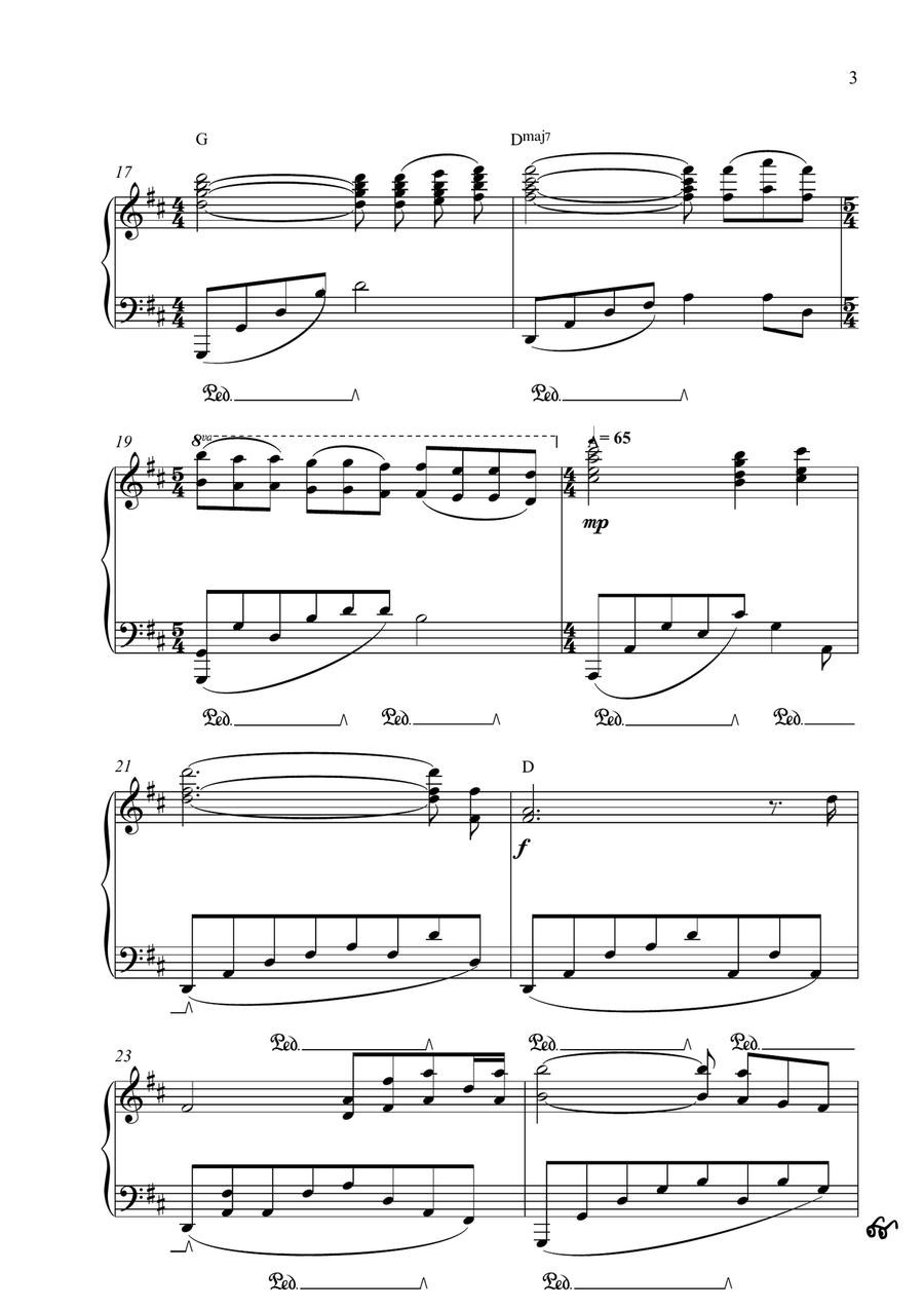 Farewell to the Birds Piano Method - Digital Sheet Music page 3