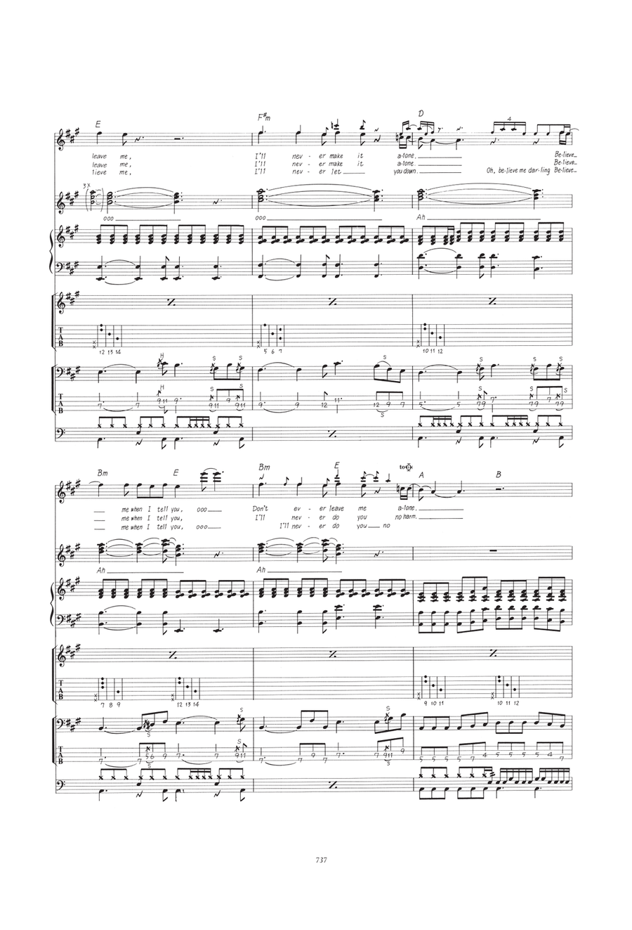 Oh! Darling by The Beatles Piano, Vocal, Guitar - Digital Sheet Music page 3