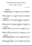 9 Triplet Exercises for Bass shawm