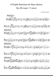 9 Triplet Exercises for Bass shawm