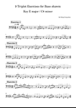 9 Triplet Exercises for Bass shawm