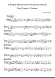 9 Triplet Exercises for Great bass shawm