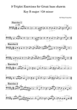 9 Triplet Exercises for Great bass shawm