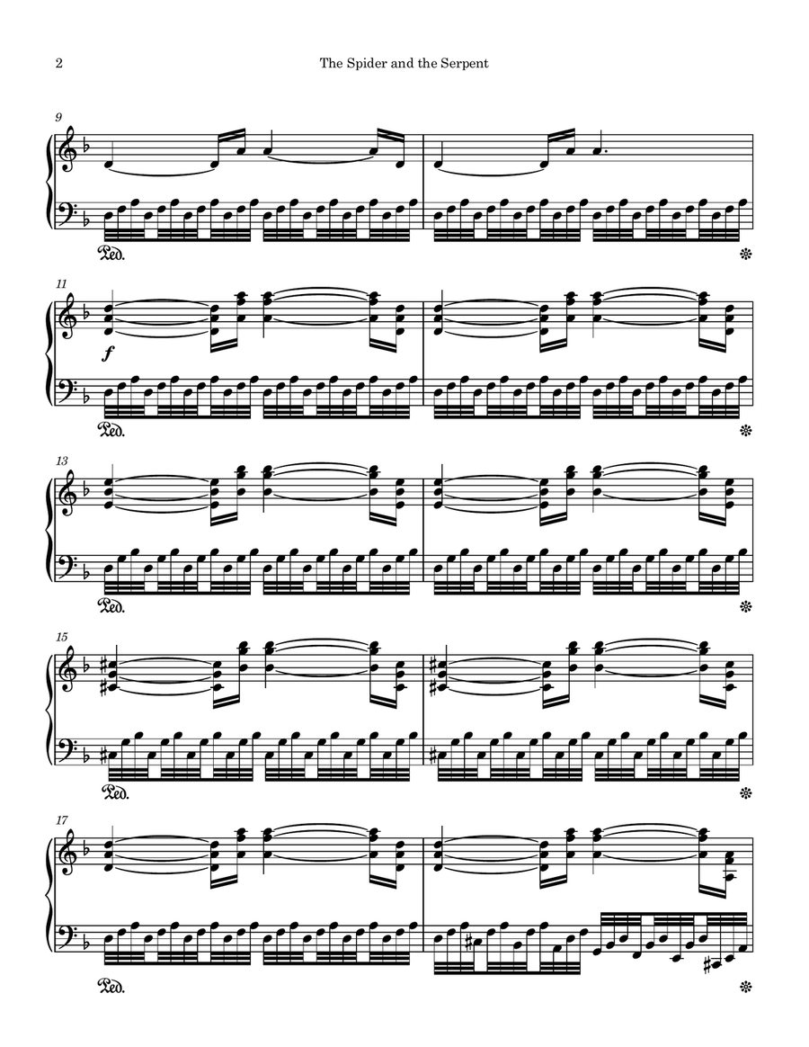The Spider and The Serpent Piano Solo - Digital Sheet Music page 2