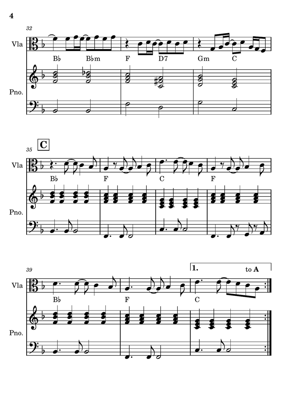 Starman by David Bowie Viola - Digital Sheet Music page 4