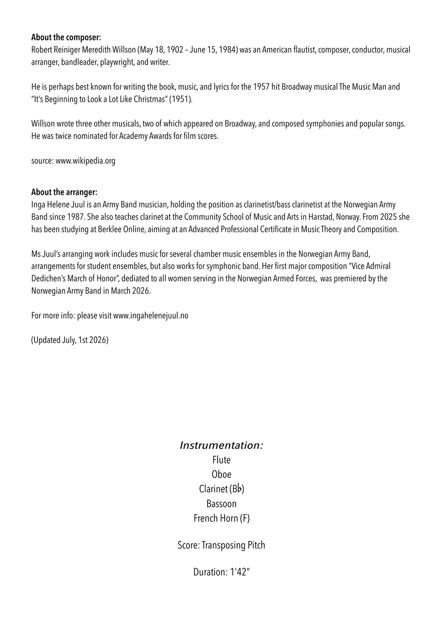 It's Beginning To Look A Lot Like Christmas by Meredith Willson Woodwind Quintet - Digital Sheet Music page 2