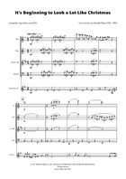 It's Beginning To Look A Lot Like Christmas Woodwind Quintet scores gallery preview page 3