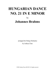 Hungarian Dance No. 21 in E Minor