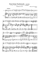 Eine kleine Nachtmusik 2nd Mov. 