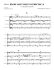Trois Mouvements Perpetuels for Saxophone Ensemble