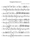 Hungarian Dance No 5 In G Minor - Allegro Vivace