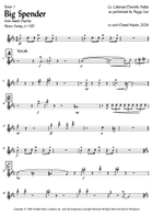 Big Spender Jazz Ensemble scores gallery preview page 5