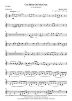 Out Here On My Own String Quartet scores gallery preview page 4