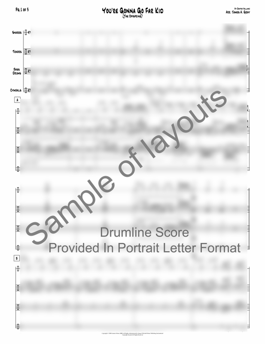 You're Gonna Go Far Kid by The Offspring Marching Band - Digital Sheet Music page 2