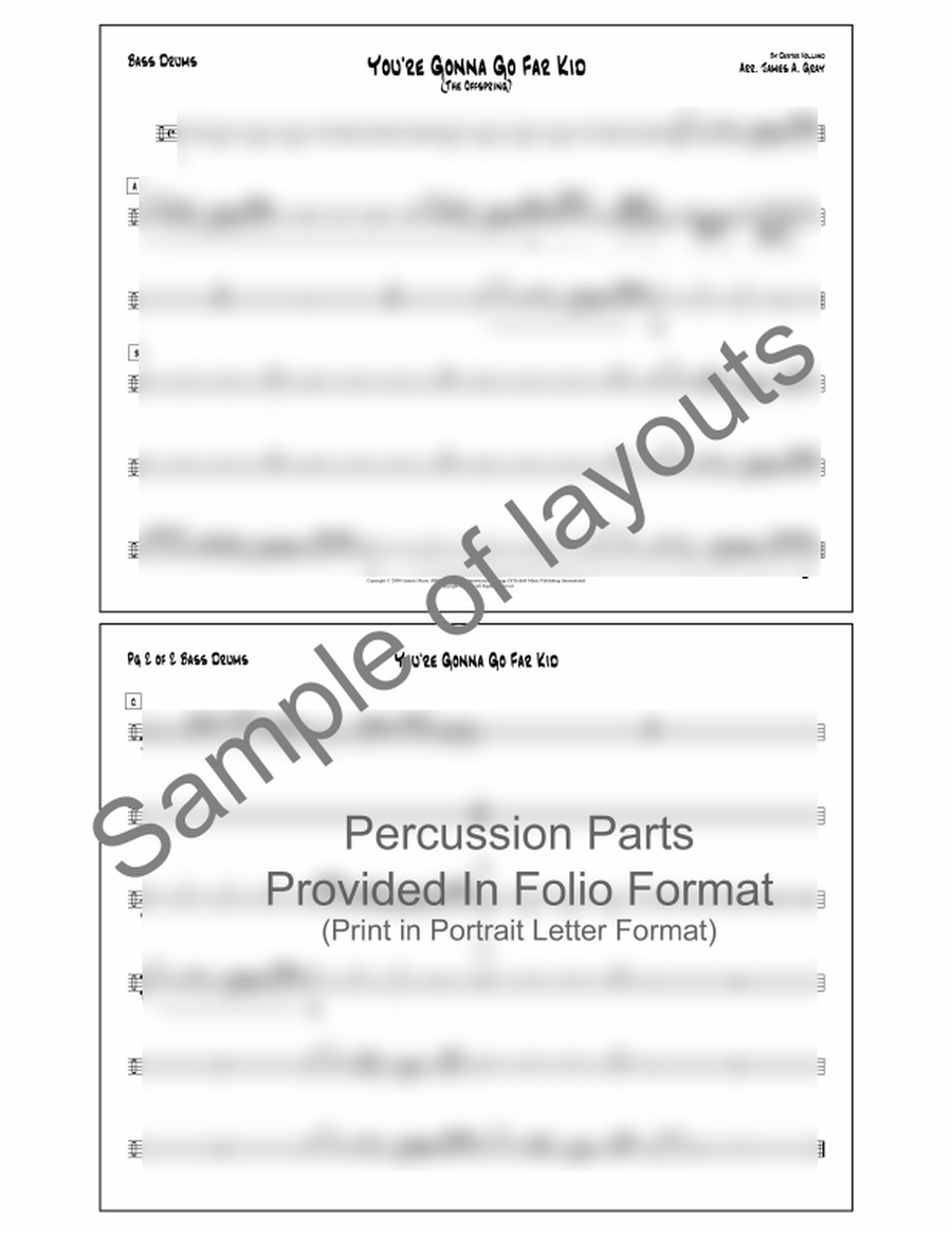 You're Gonna Go Far Kid by The Offspring Marching Band - Digital Sheet Music page 4