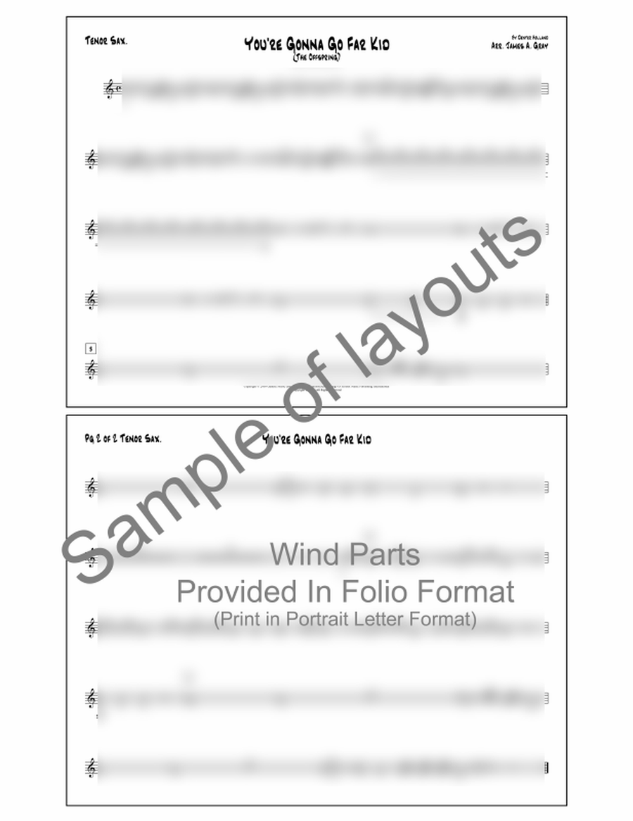 You're Gonna Go Far Kid by The Offspring Marching Band - Digital Sheet Music page 5