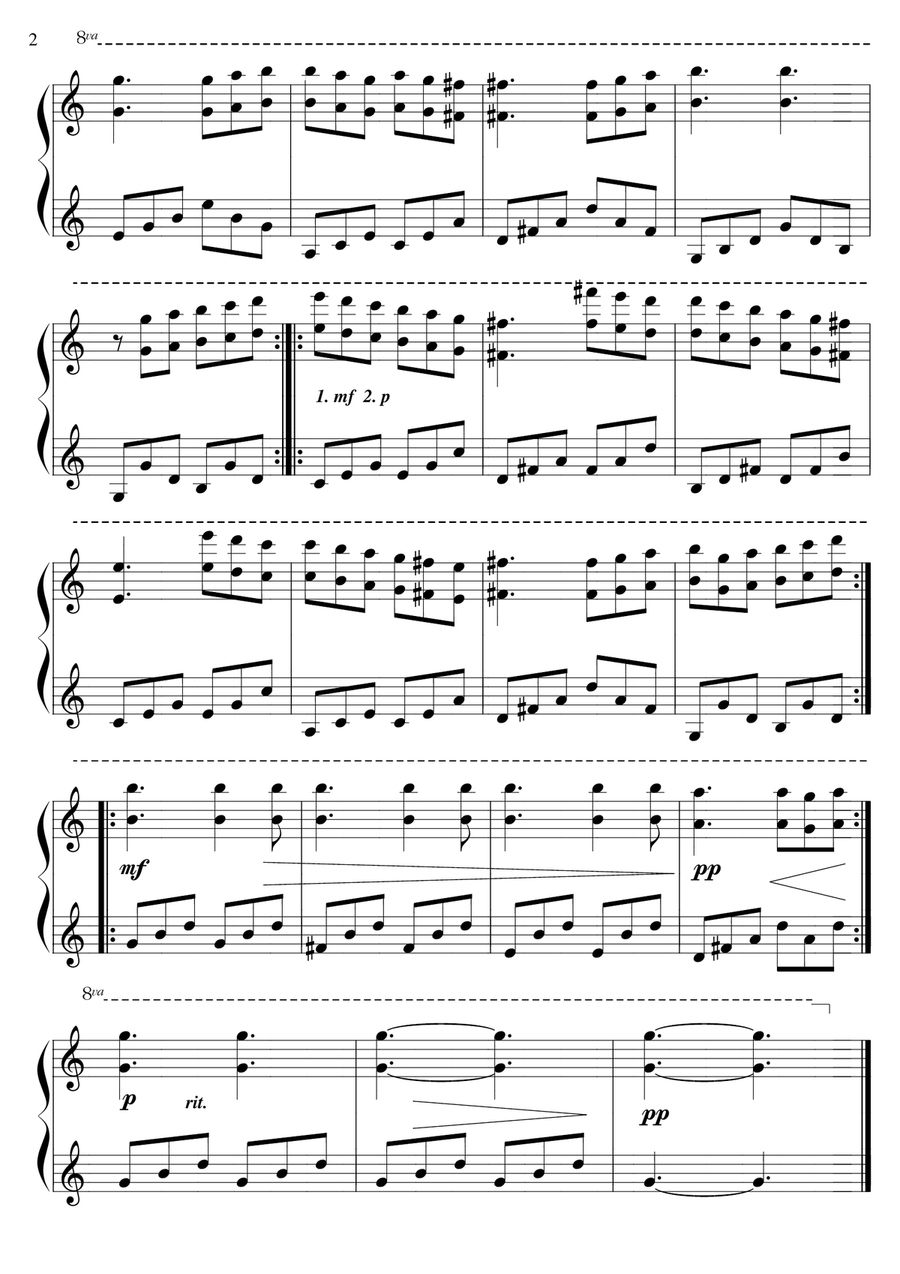 3 Romances - Book 10 Piano Solo - Digital Sheet Music page 3