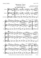 Resterer-Tanz für 2 Violinen und Kontrabass (ENS3) Small Ensemble scores gallery preview page 3