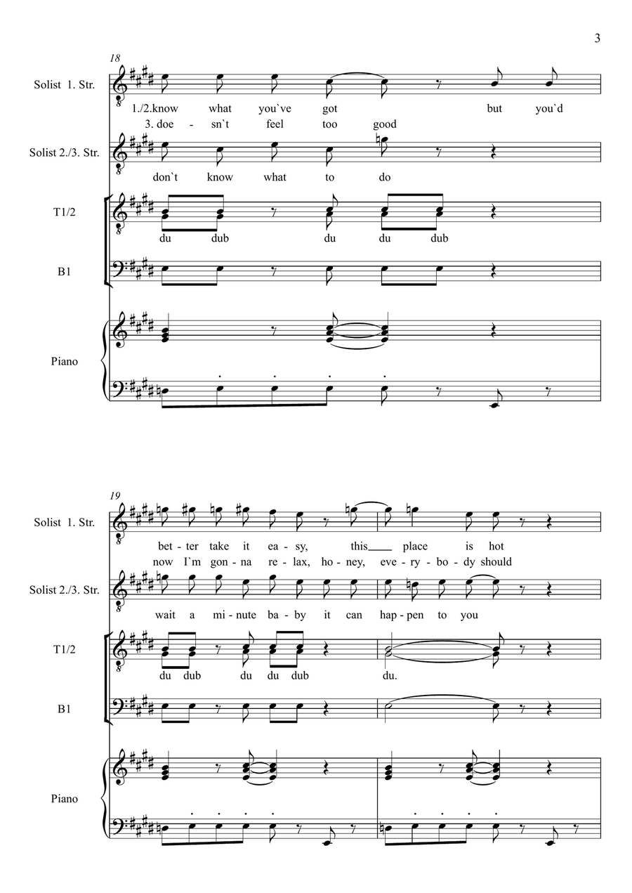 Gimme Some Lovin' by The Spencer Davis Group Piano, Vocal - Digital Sheet Music page 3