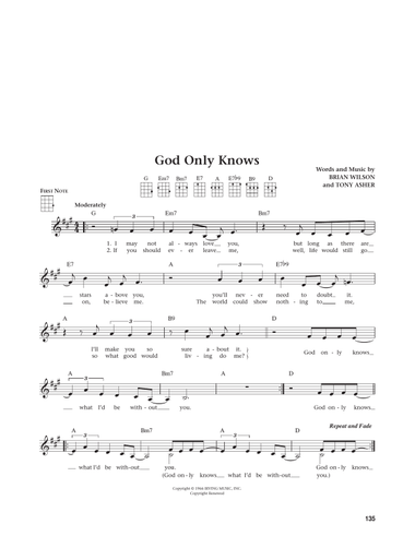 God Only Knows (from The Daily Ukulele)
