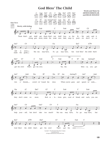 God Bless' The Child (from The Daily Ukulele)