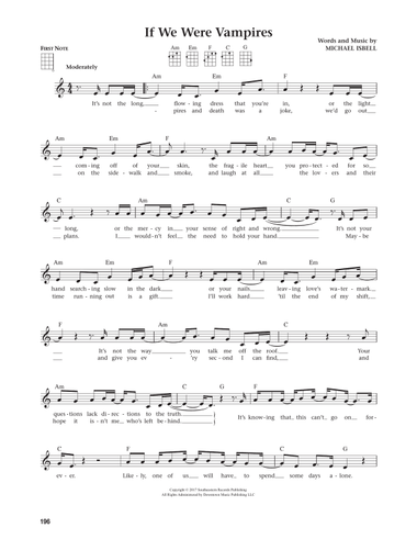 If We Were Vampires (from The Daily Ukulele)