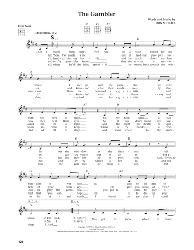The Gambler (from The Daily Ukulele)