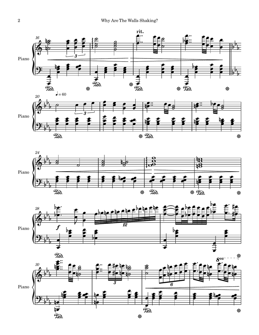 Why Are The Walls Shaking? Piano Solo - Digital Sheet Music page 2