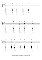 The Itsy Bitsy Spider + Beginner Trumpet Fingering Chart (F#3 - C6) B-Flat Trumpet scores gallery preview page 3
