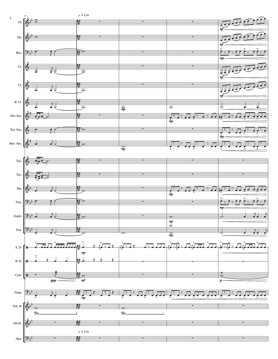 Legend Of Zelda by Haim Saban Concert Band - Digital Sheet Music page 3