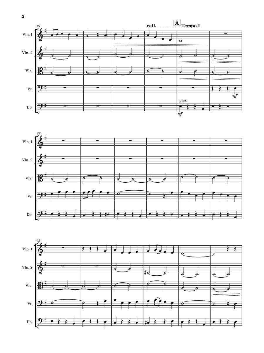 O Come O Come Emmanuel String Orchestra - Digital Sheet Music page 2