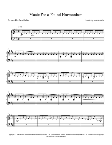 Music For A Found Harmonium