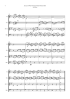 Jesu, Joy of Man's Desiring by Bach for Woodwind Quartet (Flute, Oboe, B-Flat Clarinet and Bassoon) Woodwind Quartet scores gallery preview page 6
