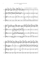 Jesu, Joy of Man's Desiring by Bach for Recorder Quartet (SATB) 4-Part scores gallery preview page 3