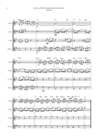 Jesu, Joy of Man's Desiring by Bach for Saxophone Quartet (Soprano, Alto, Tenor and Baritone)) Saxophone Quartet scores gallery preview page 6