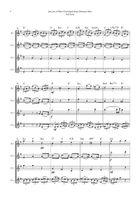 Jesu, Joy of Man's Desiring by Bach for Flute Quartet (4 Flutes) Flute Quartet scores gallery preview page 4