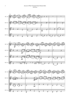 Jesu, Joy of Man's Desiring by Bach for Clarinet Quartet (4 B-Flat Clarinet) Clarinet Quartet scores gallery preview page 3
