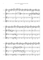 Jesu, Joy of Man's Desiring by Bach for Clarinet Quartet (4 B-Flat Clarinet) Clarinet Quartet scores gallery preview page 5