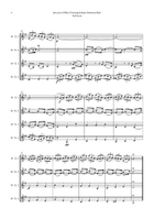 Jesu, Joy of Man's Desiring by Bach for Clarinet Quartet (4 B-Flat Clarinet) Clarinet Quartet scores gallery preview page 6
