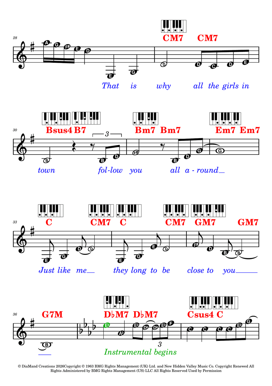(They Long To Be) Close To You by The Carpenters Piano - Digital Sheet Music page 4