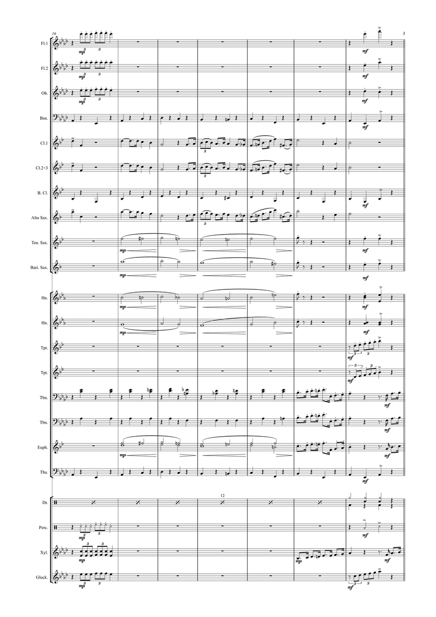 It's Beginning To Look A Lot Like Christmas by Perry Como Concert Band - Digital Sheet Music page 3