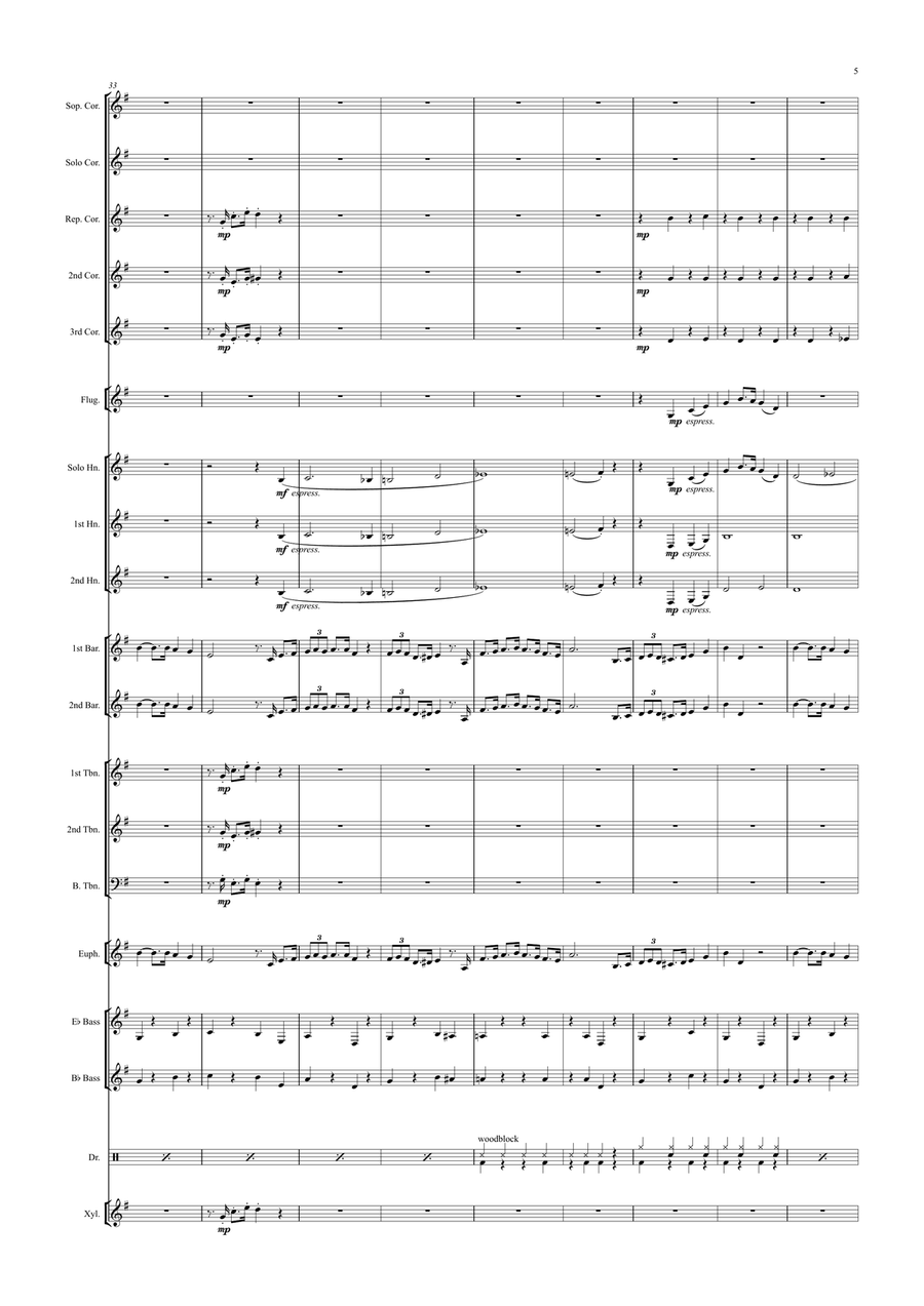 It's Beginning To Look A Lot Like Christmas by Perry Como Brass Band - Digital Sheet Music page 5